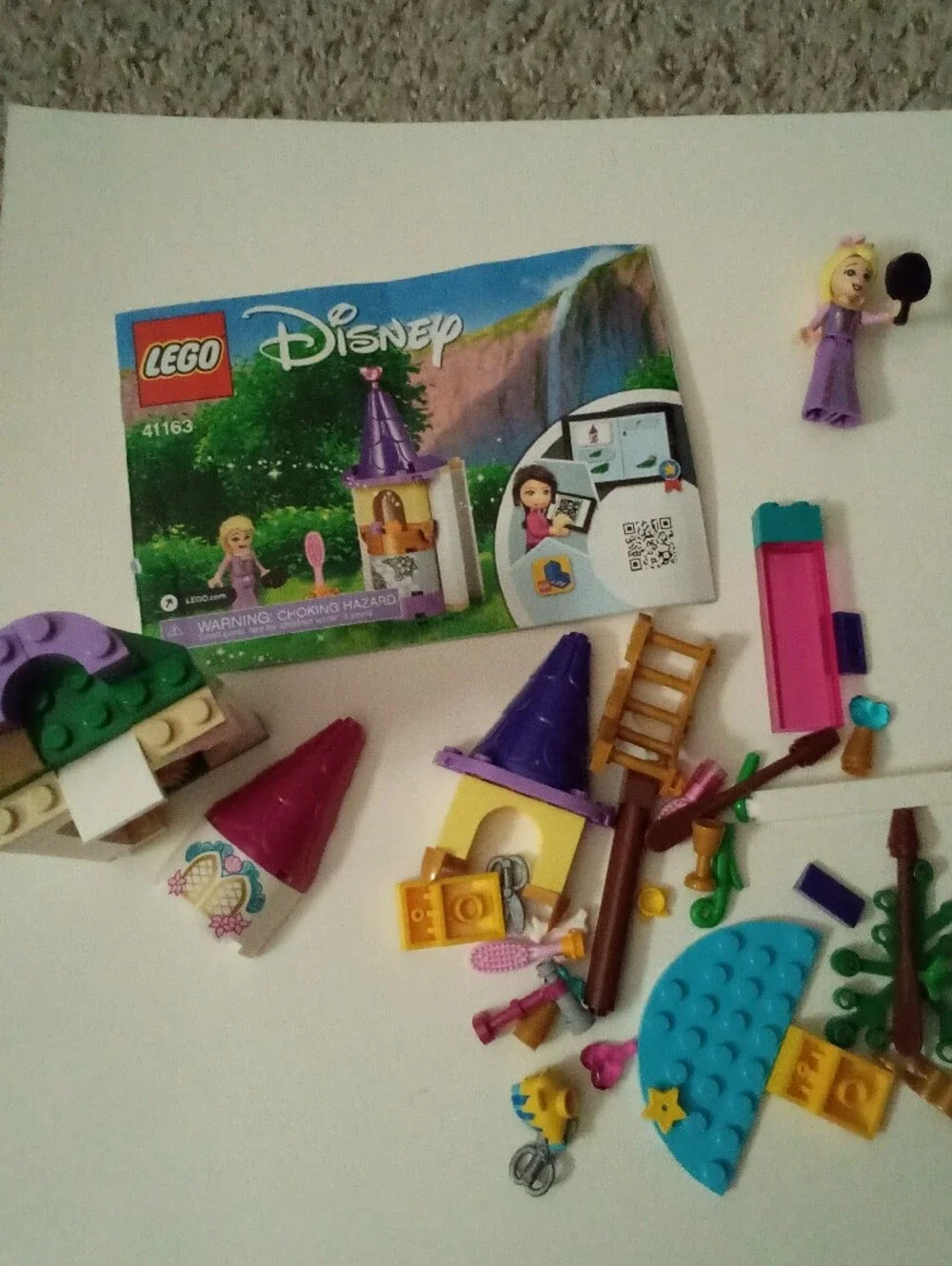 Lego Disney sets Tangled (41163) and Ariel's castle (41160)